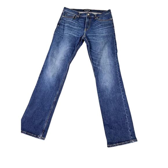 Calvin Klein Jeans Men's 32x34 Blue Straight Leg Denim Pants Classic Fit - Picture 1 of 11